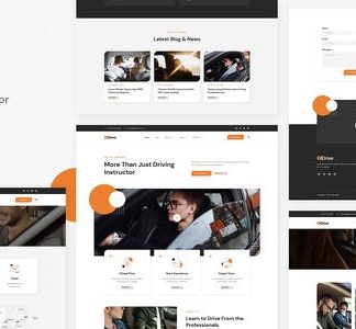 Udrive - Driving School Elementor Template Kit