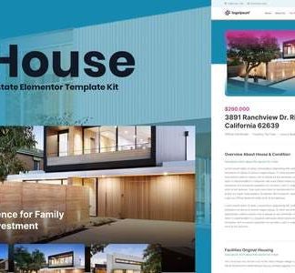 UHouse - Real Estate Elementor Template Kit
