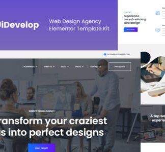 UiDevelop - Web Design Agency Elementor Template Kit