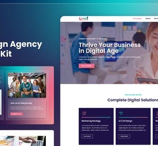 Umi - Web Design Agency Elementor Template Kit