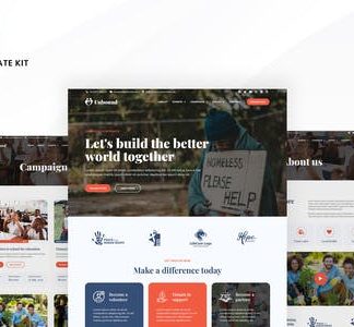 Unbound - Charity & Nonprofit Template Kit