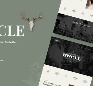 Uncle - Barbershop Elementor Template Kit