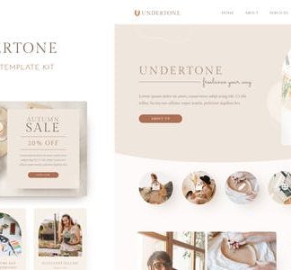 Undertone - Business Services & Shop Elementor Template Kit