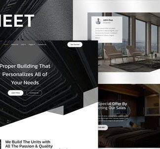 Uneet – Apartment & Single Property Real Estate Elementor Template Kit