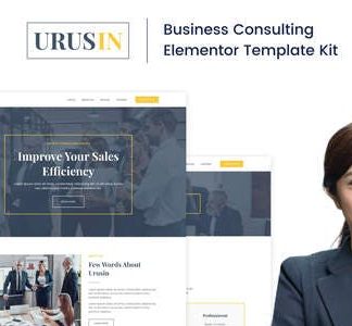 Urusin - Business Consulting Elementor Template Kit