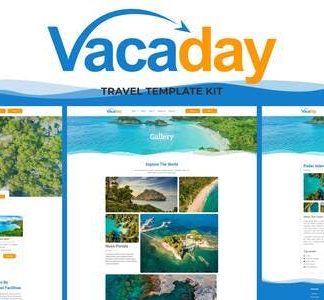 Vacaday - Travel Agency Elementor Template Kit
