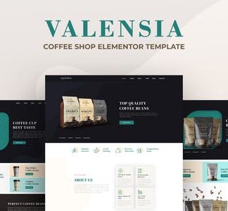 Valensia | Coffee Shop Elementor Template Kit