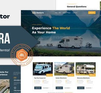Vantura - Campervan & RV Rental Elementor Template Kit