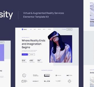 Varsity - Virtual & Augmented Reality Services Elementor Template Kit