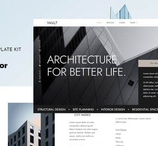 Vault - Architecture Interior Elementor Template Kit