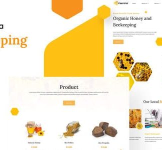 Veerena -  Honey Bee Elementor Template Kit