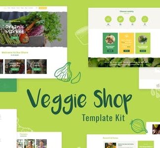 Veggie | Organic Food & Eco Online Store Products Template Kit