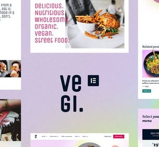 Vegi - Vegan Street Food Restaurant & Takeaway Elementor Template Kit