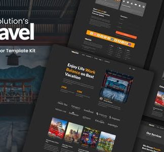Ventravel - Traveling Agency Elementor Template Kit