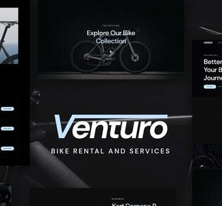 Venturo - Bike Rental and Services Elementor Template Kit