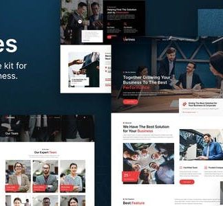 Verines – Professional Corporate & Business Elementor Template Kit