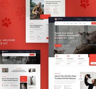 Veterna – Pet Rescue & Animal Welfare Elementor Template Kit
