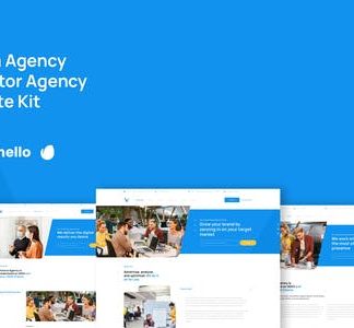 Victoria - Agency & Business  Elementor Template Kit