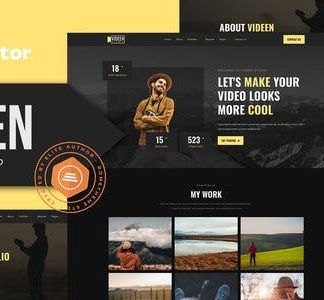 Videen - Video Editor Studio Elementor Template Kit