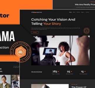 Vidorama - Film & Video Production Service Elementor Template Kit