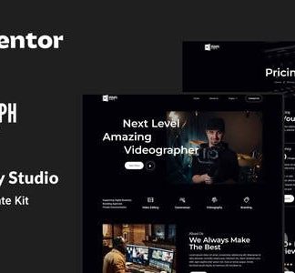 Vigraph - Videography Studio Elementor Template Kit