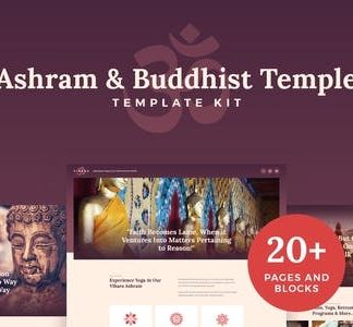 Vihara - Ashram & Oriental Buddhist Temple Elementor Template Kit