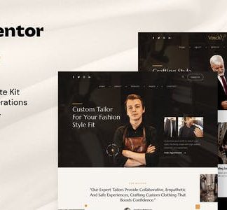 Vinch – Professional Tailoring & Alterations Services Elementor Template Kit