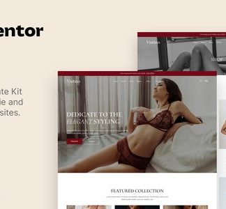 Vintina – Lingerie & Underwear Store Elementor Template Kit
