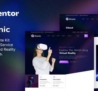 Vironic – Augmented & Virtual Reality Services Elementor Template Kit