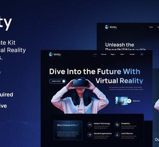 Virtty – Virtual Reality Services Elementor Template Kit