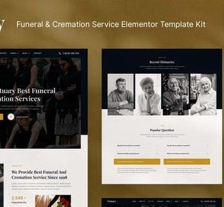 Virtuary - Funeral & Cremation Services Elementor Template Kit