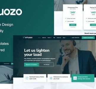 Virtuozo - Virtual Assistant Service Elementor Template Kit