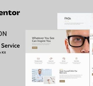 Visyon - Optic Clinic Service Elementor Template Kit