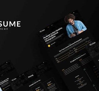 Vitae - CV Resume Elementor Template Kit