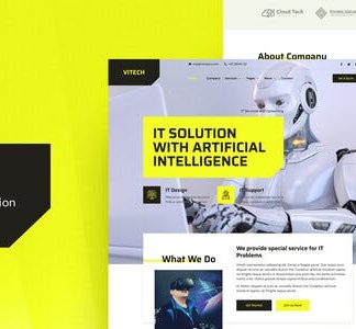 Vitech - Technology & IT Solution Elementor Template Kit