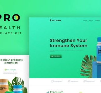 Vitpro - Herbal Health Elementor Template kit