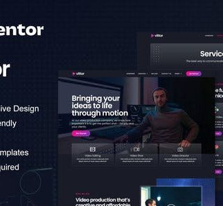 Vittor - Video Production Service Elementor Pro Template Kit