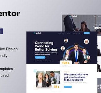 VoCall - Call Center & Telemarketing Elementor Template Kit