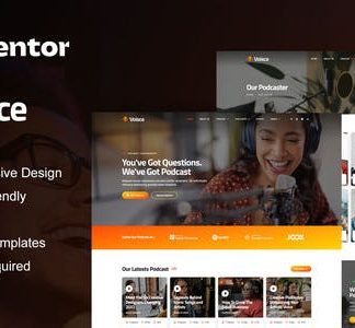 Voisce - Podcaster & Music Streaming Elementor Pro Template Kit