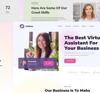 Voithos | Personal Virtual Assistant Elementor Template Kit