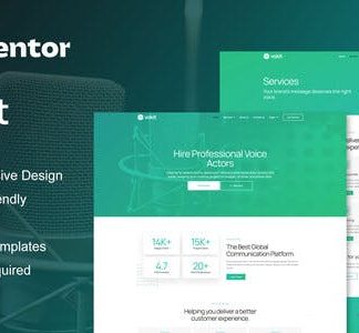VoKit - Voice Over Services Elementor Template Kit