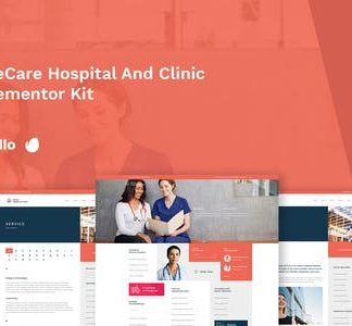 WeCare - Hospital & Clinic Elementor Template Kit