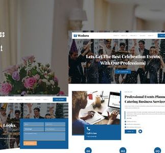 Wedora - Events Planner Business Elementor Template Kit