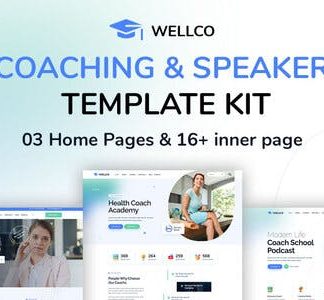Wellco - Coaching & Speaker Elementor Template Kit