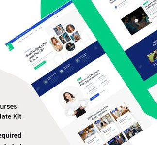 Wellern - Coach Online Courses Elementor Template Kit