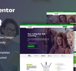 WinNet - Broadband & Internet Service Provider Elementor Template Kit