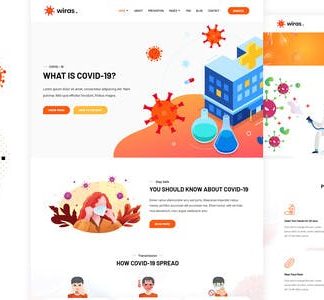Wiras - Covid-19 Health Elementor Template Kit