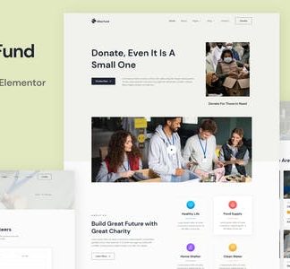 Wise Fund - Charity & Donation Elementor Template Kit