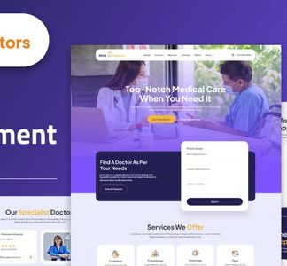 WiseDoctors - Healthcare & Medical Elementor Template Kit