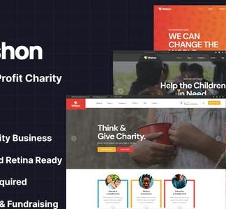 Wishon - Non Profit Charity Elementor Template Kit